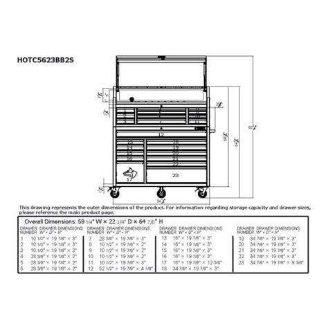 husky toolbox replacement parts list